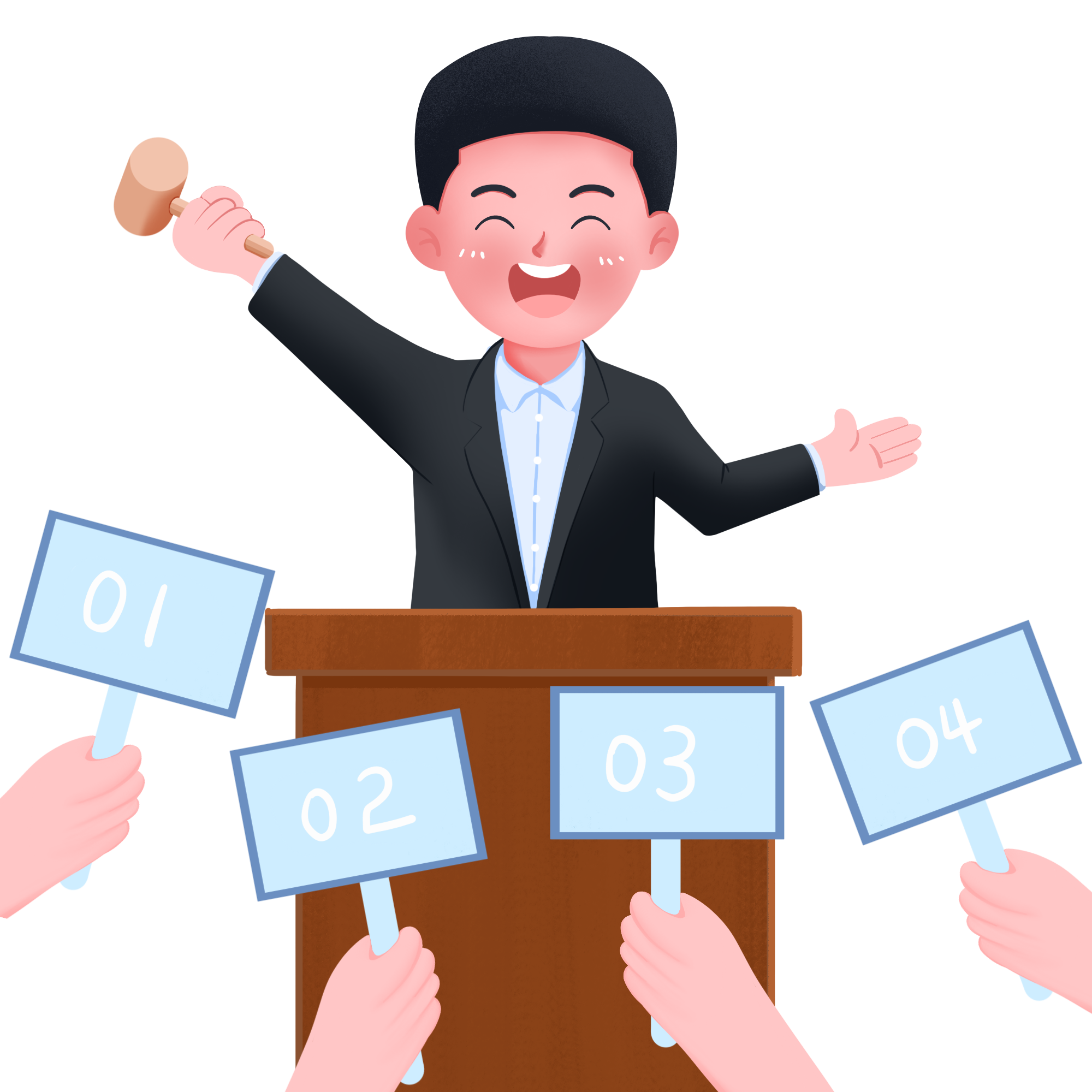 Pngtreebidding and bidding charity auction 6699984